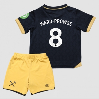 Billige Fotballdrakt West Ham United James Ward-Prowse #8 Replika Tredjedraktsett Barn 2025-26 Kortermet (med bukser)